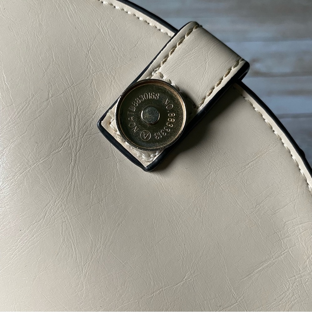 💜4/$40 Cream Top Handle Satchel Bag - Picture 12 of 16